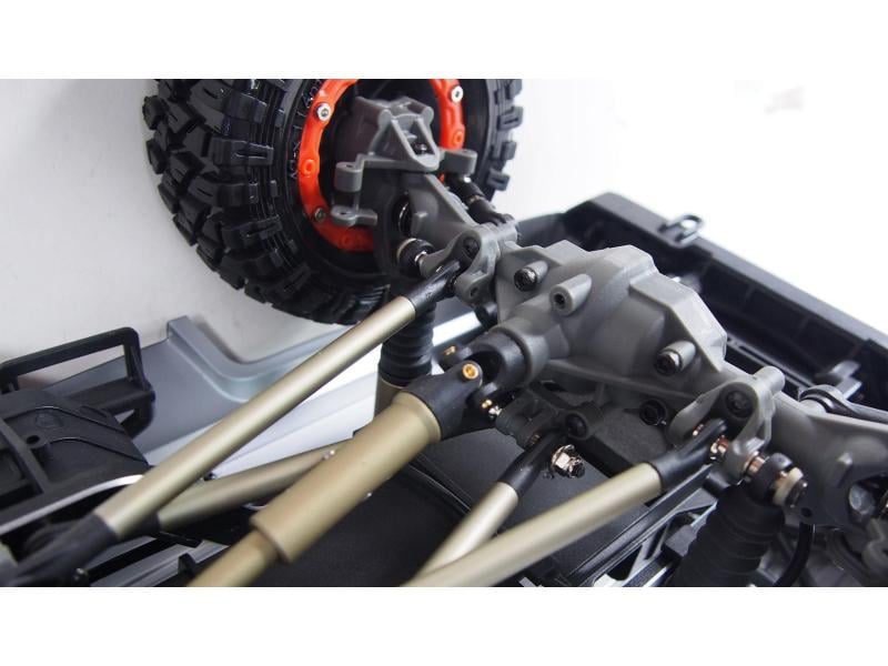 Amewi Scale Crawler AMXRock RCX10P Pro Weiss, ARTR, 1:10 Rockcrawler mit Differntialsperren, 2-Gang Getriebe und Portalachsen