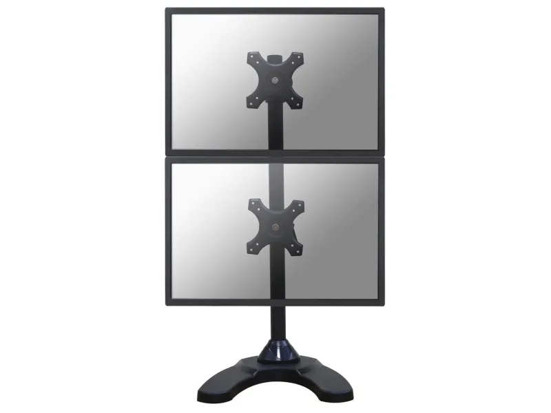Neomounts FPMA-D700DDV - Stativ - fuld bevægelse - for 2 LCD displays - sort - skærmstørrelse: 10