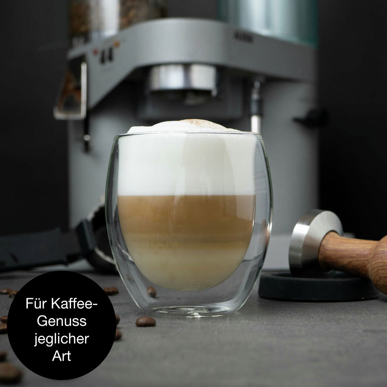 Moritz & Moritz Barista Roma Thermo-Cappuccino Gläser 6tlg.