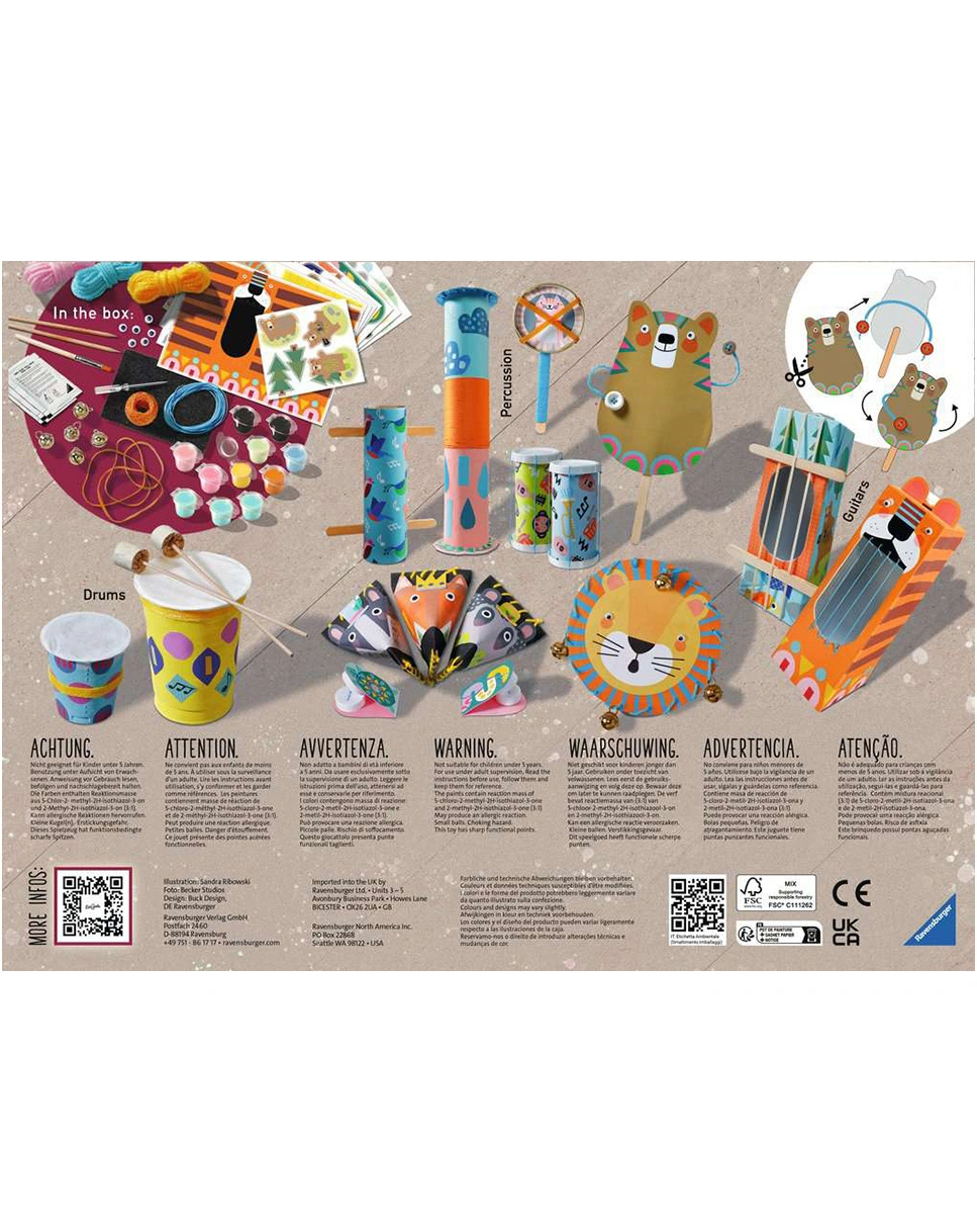 Bastel-Set ECO CREATE  MAKE YOUR OWN MUSIC in bunt