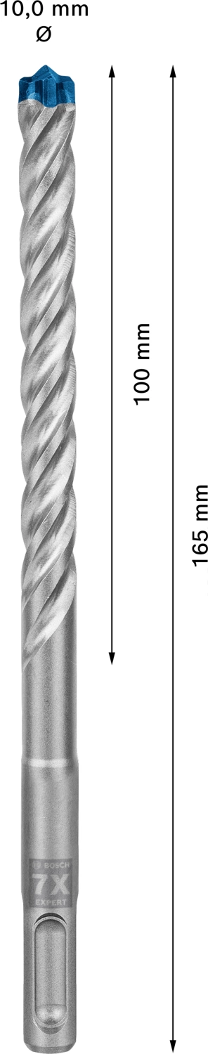 Bosch 2608900097 EXPERT Hamerboor SDS plus-7X - 10x100x165mm