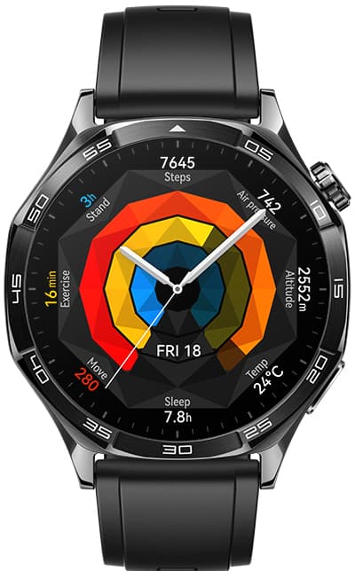 Huawei Watch GT 5 sportsur 46 mm (sort)