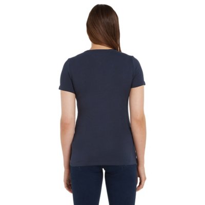 Tee-shirt à manches courtes femme Tjw Skinny Stretch V Neck TOMMY HILFIGER