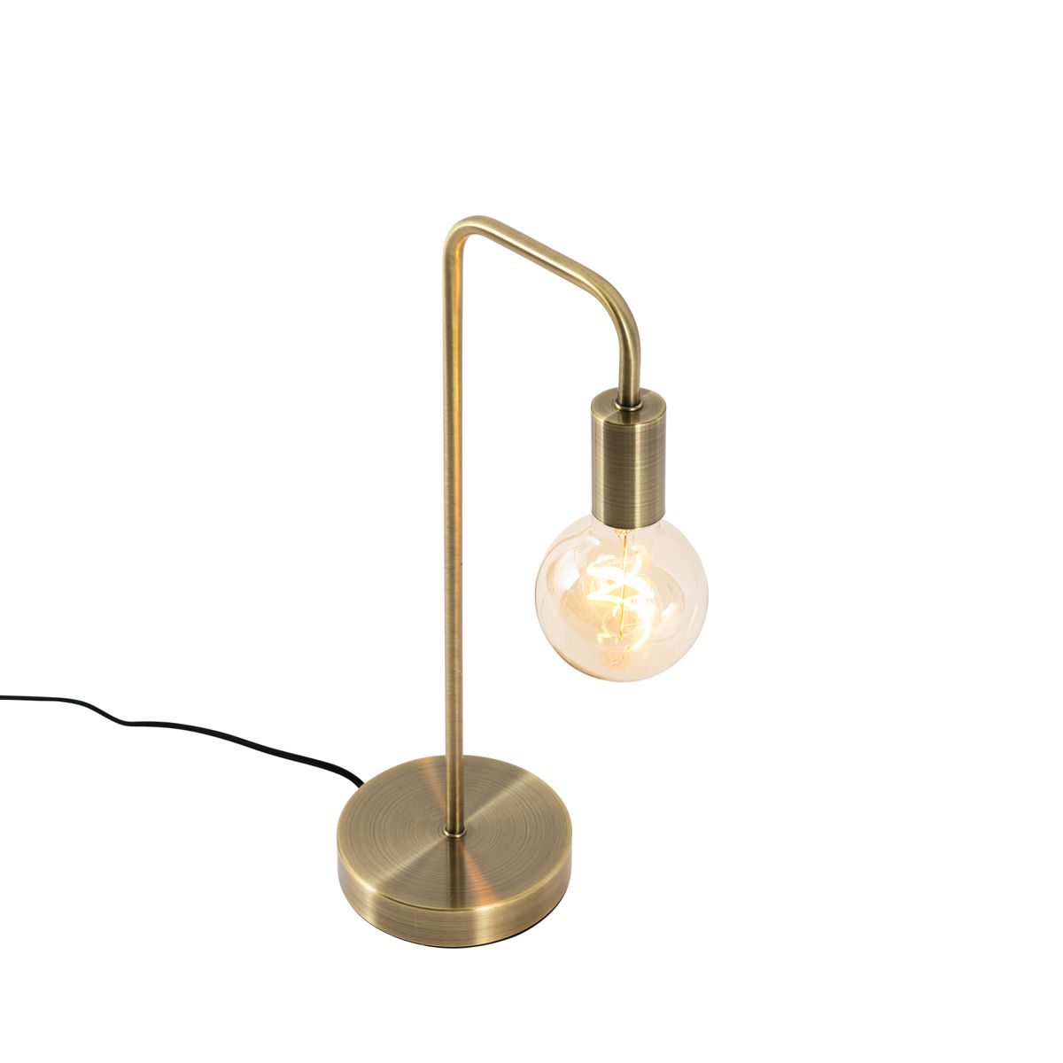 Moderne tafellamp brons - Facil