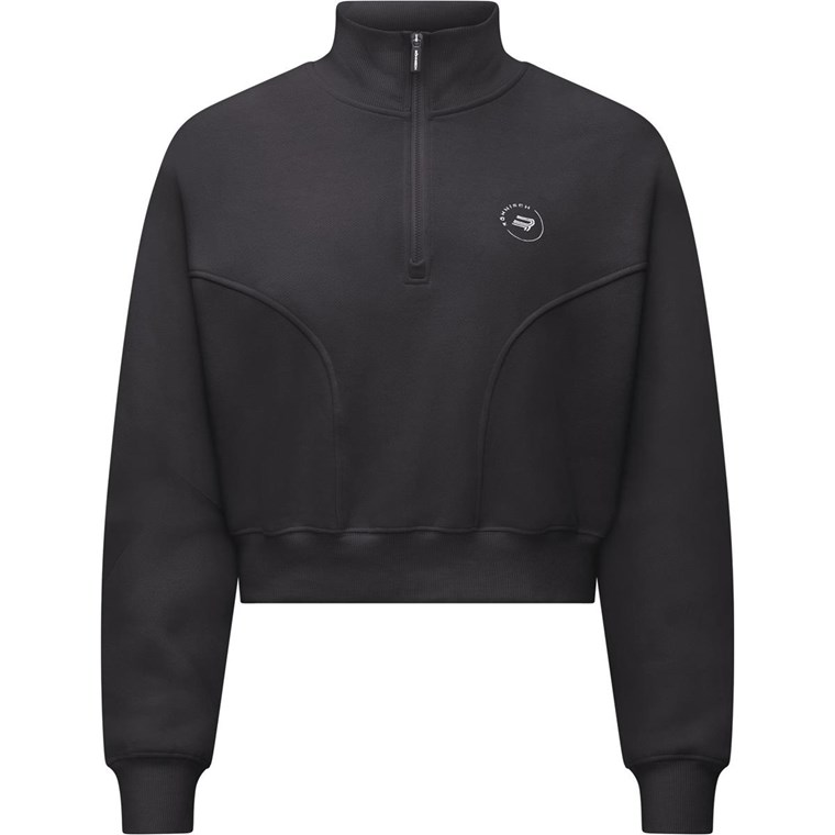 Röhnisch Soft Sweat Half Zip Obsidian Black