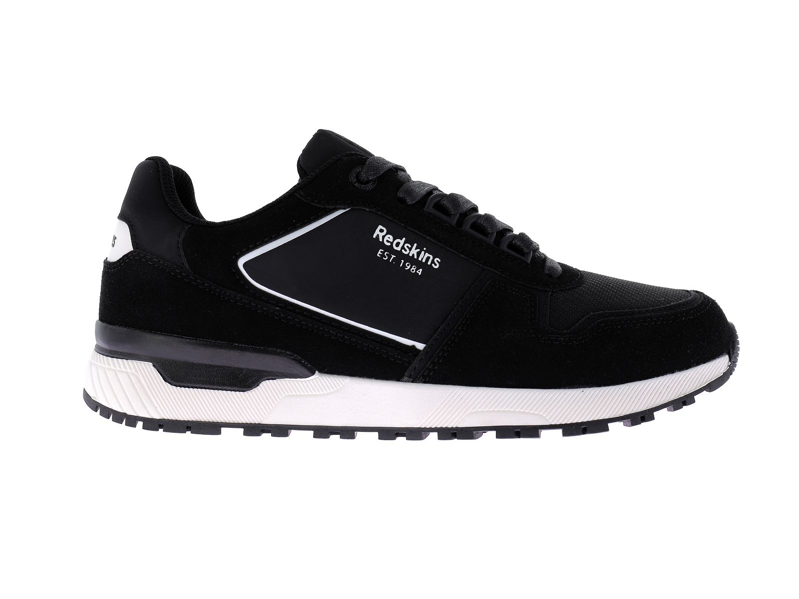 Redskins-BRAMS Matières combinées Noir Blanc