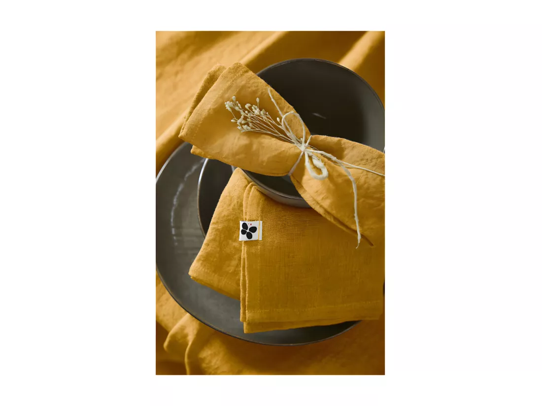 Lot de 3 serviettes de table 