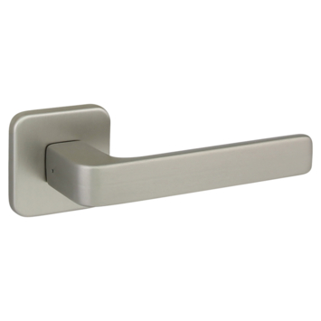 Gamma deurkruk set Tampere vierkant rozet RVS look aluminium