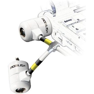 Mobilis 001223 câble antivol Blanc 1,8 m