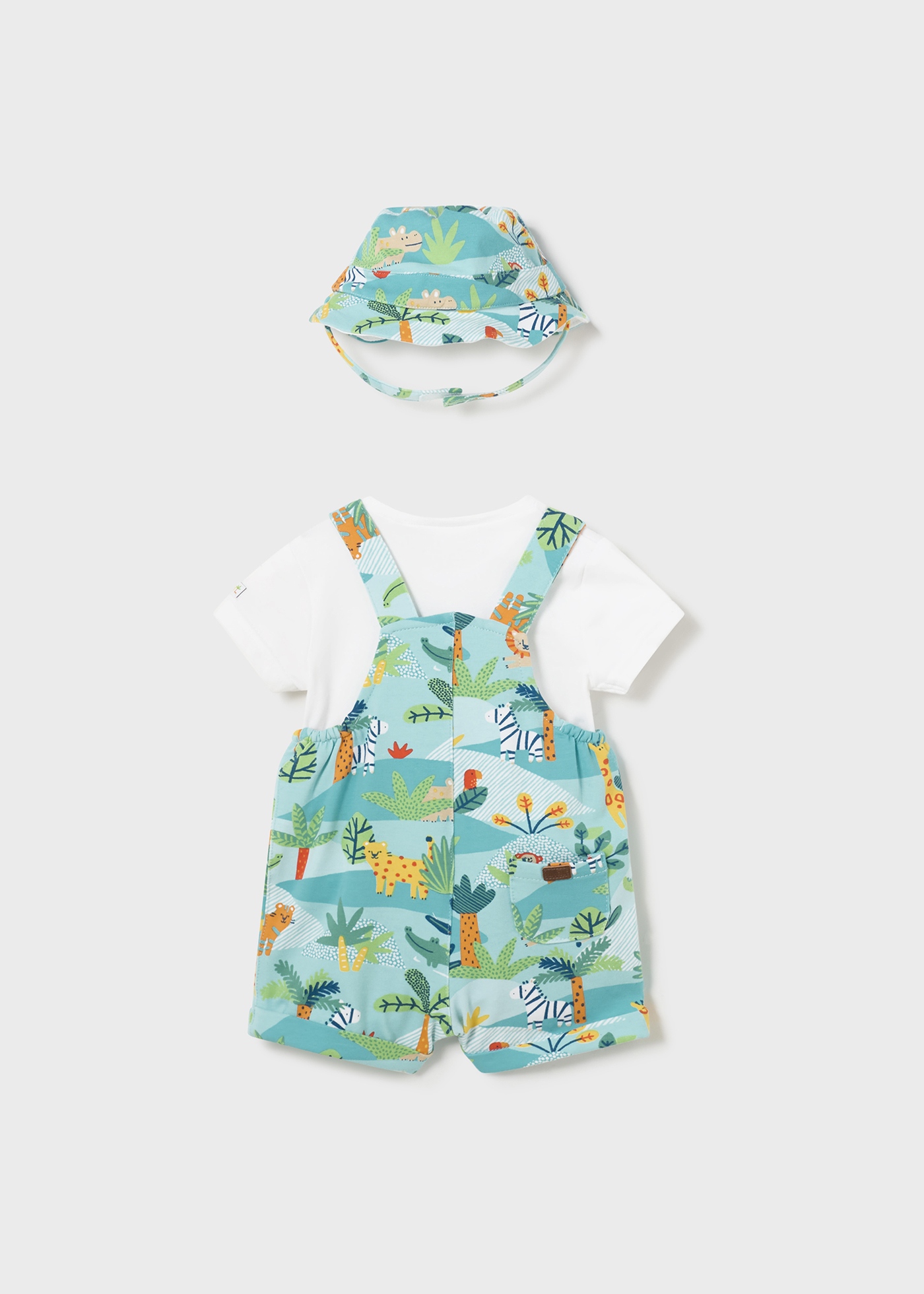 Conjunto de 3 peças com estampa Better Cotton para recém-nascidos, Breeze