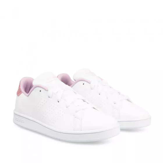 Baskets BLANCHES ADIDAS Advantage K