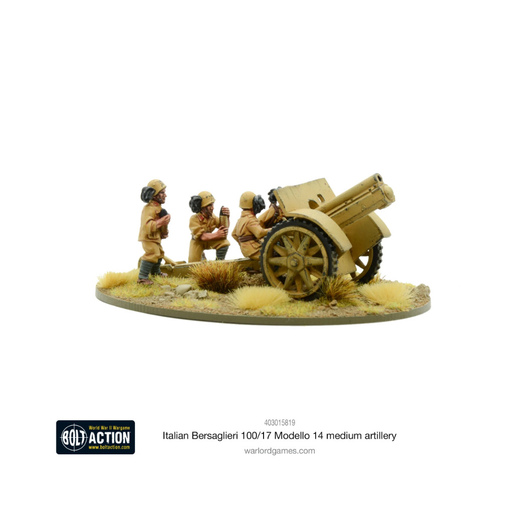 Bolt Action - Italian Bersaglieri 100/17 Modello 14 medium artillery