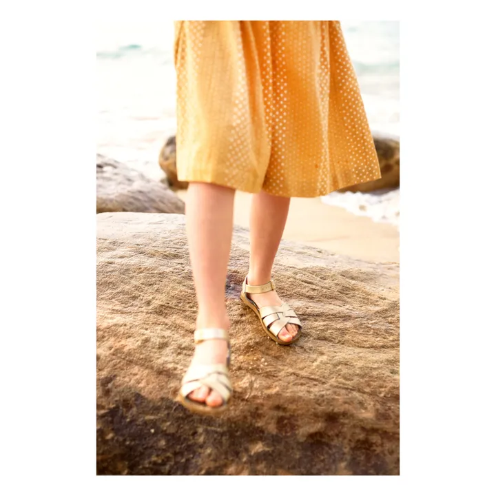 Salt-Water Sandales Cuir Waterproof Original | Doré
