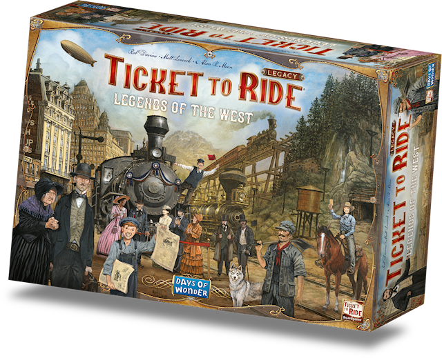Ticket To Ride Legacy, Legends of the West (EN)