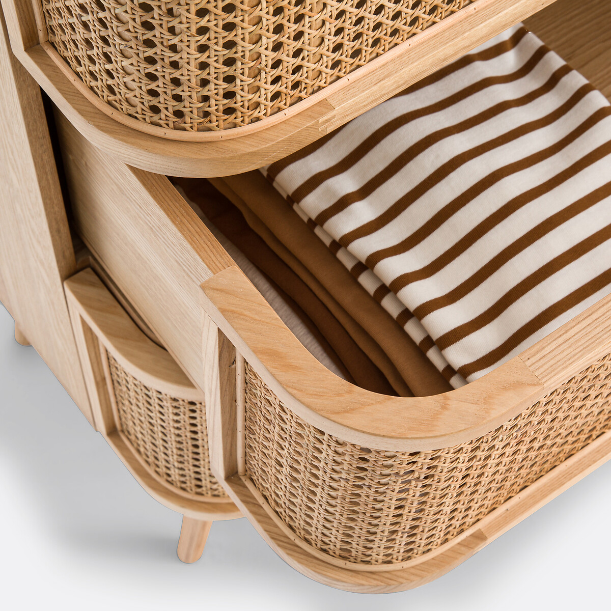 LA REDOUTE INTERIEURS<br>Cômoda com 4 gavetas em rattan, Laora