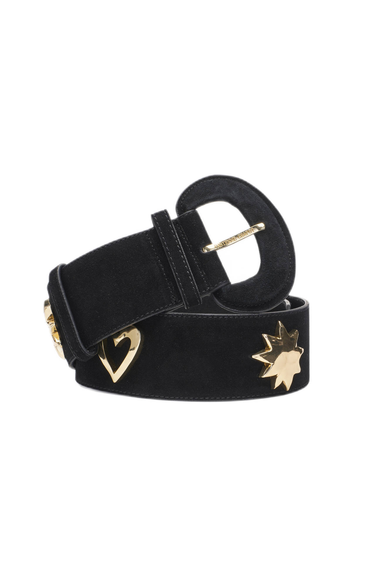 Fabienne Chapot leren tailleriem Bold Dream zwart