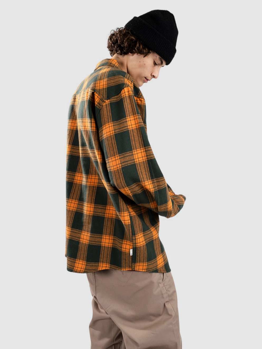Element Compass Shirt forest/cheddar plaid