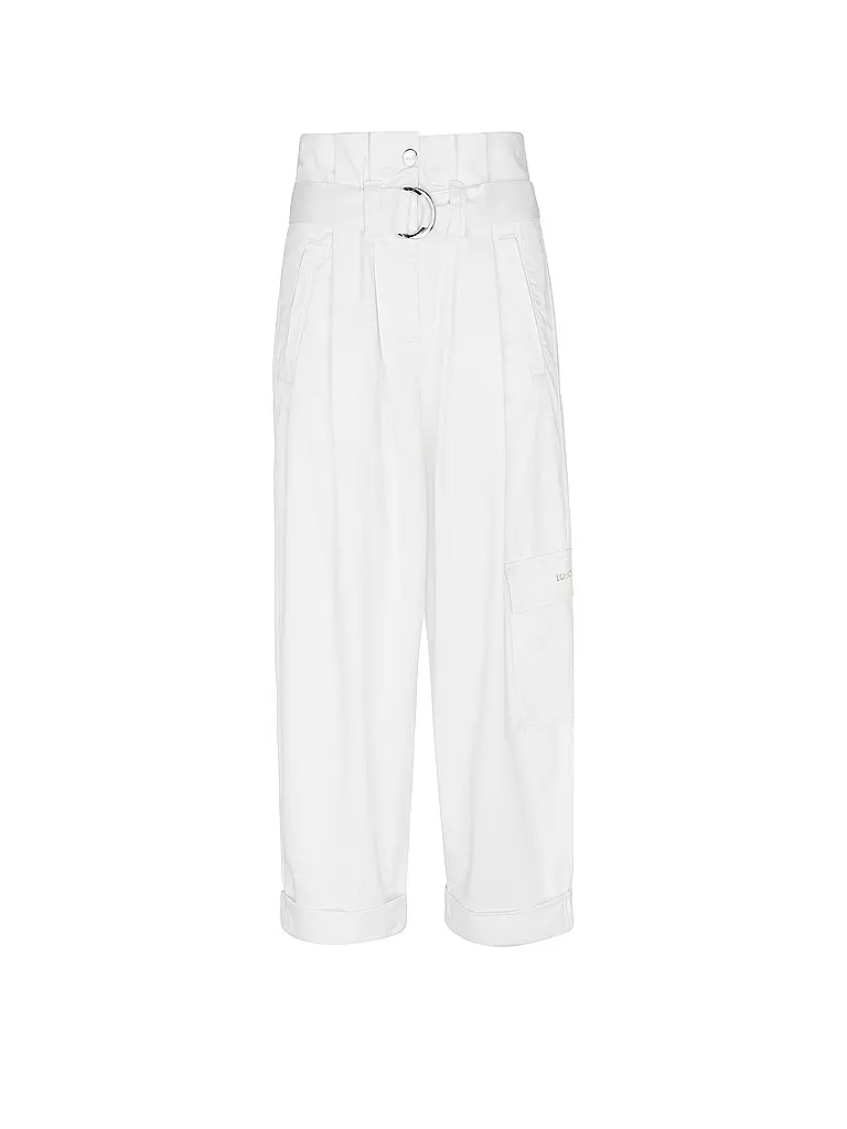LIU JO Cargohose NAVETTA weiss