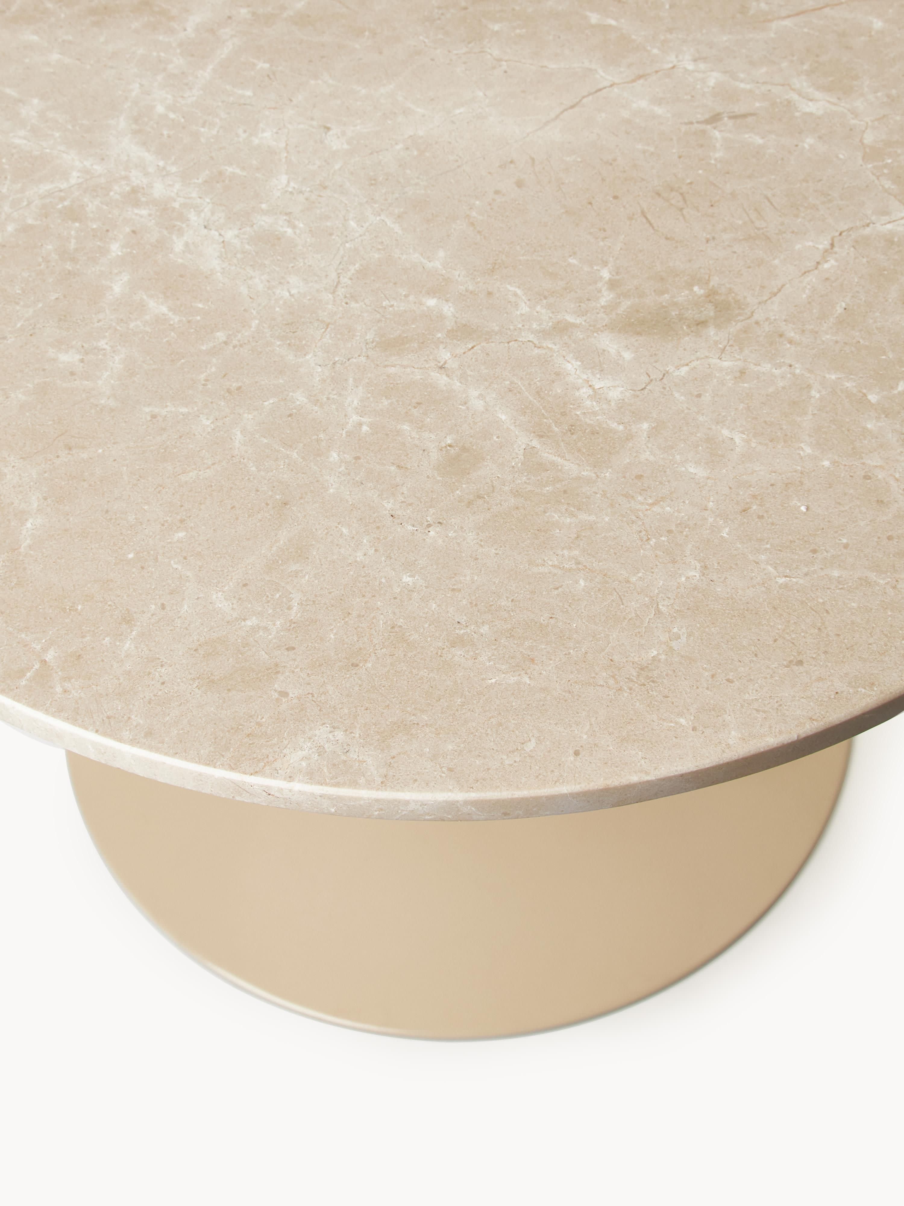 Ovale marmeren eettafel Miley, 120 x 90 cm