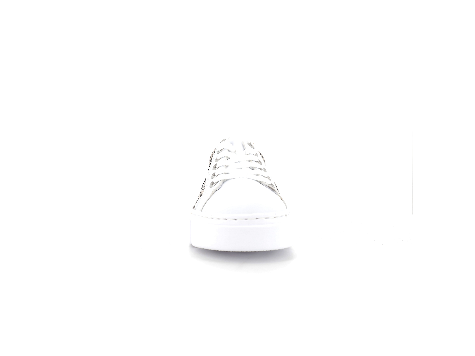 Rieker-N5910 Synthétique Blanc-Marron