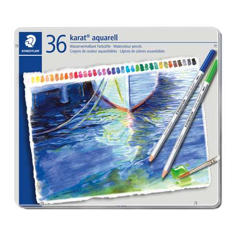 STAEDTLER® karat® Aquarell Aquarellstifte im Metalletui