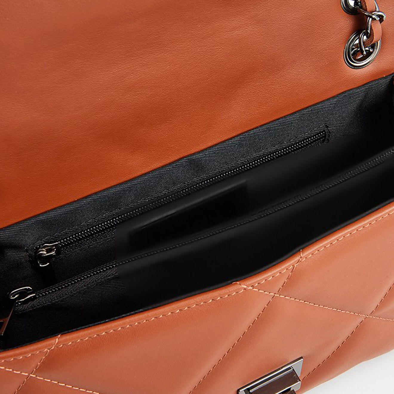 Christian Laurier Sac bandoulière en Cuir Lena camel - 27x15x8 cm
