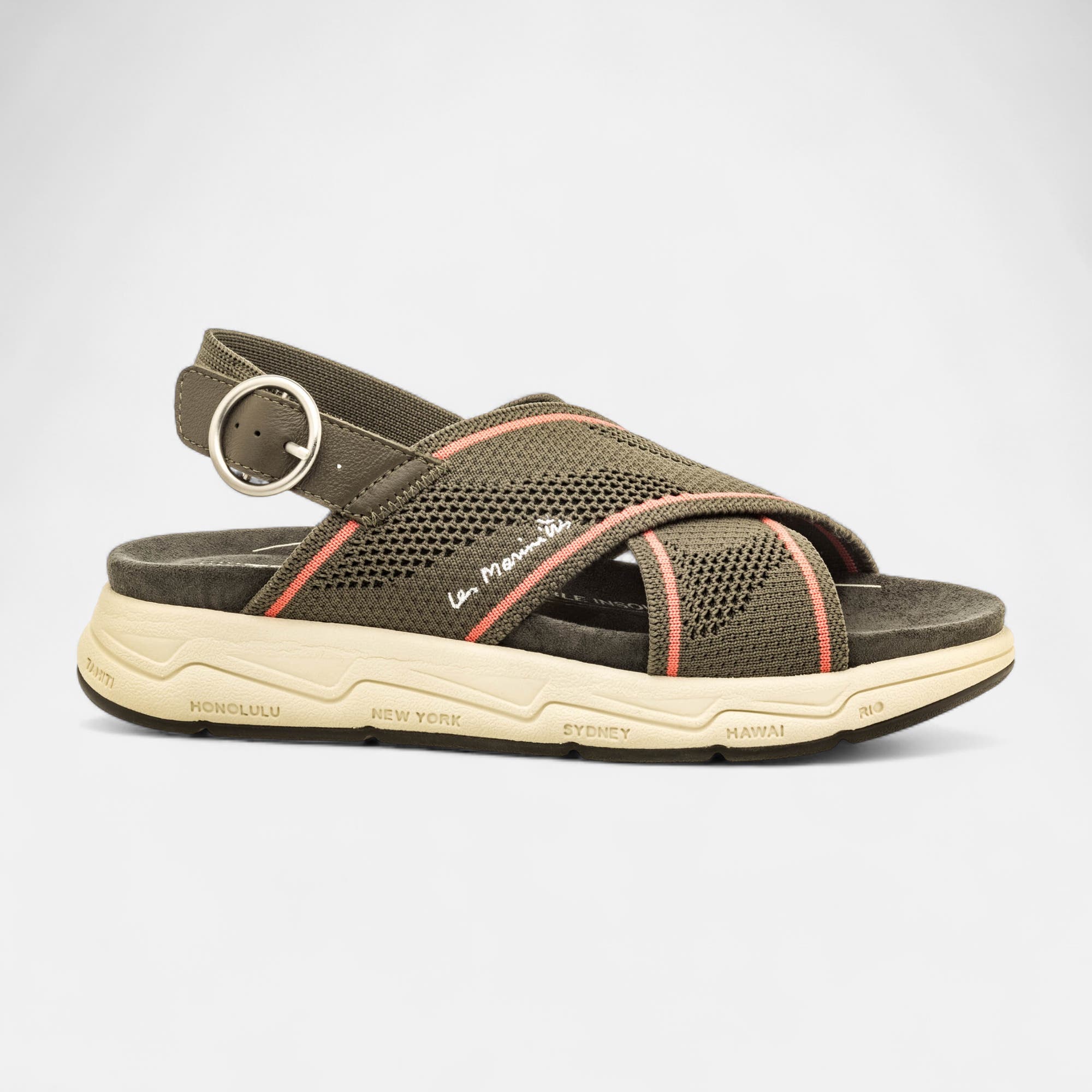 Sandales Femme kaki
