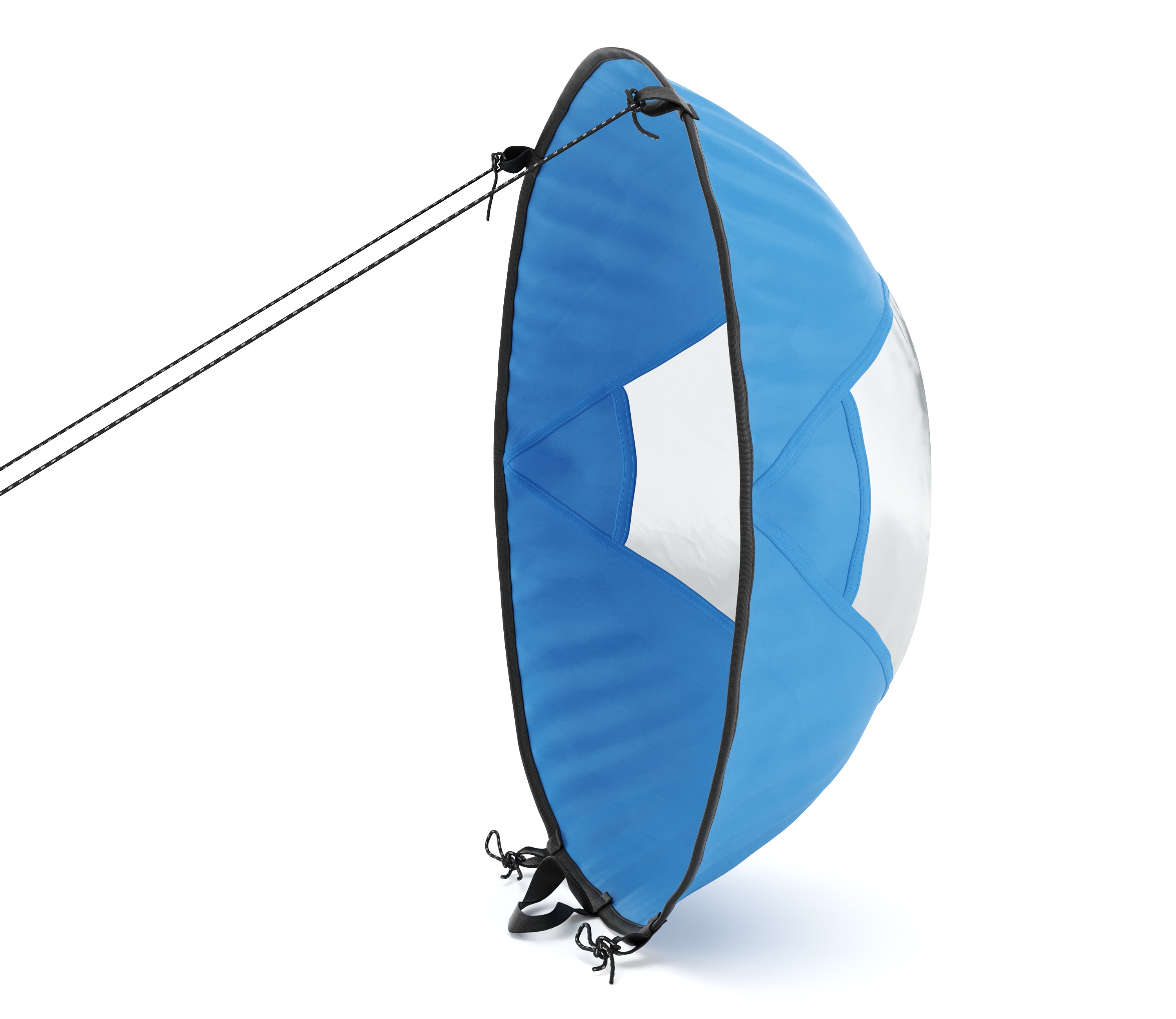 Windsegel für SUP und Kajak blau