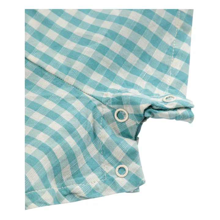 Bobo Choses Combishort Vichy Fourmi | Bleu