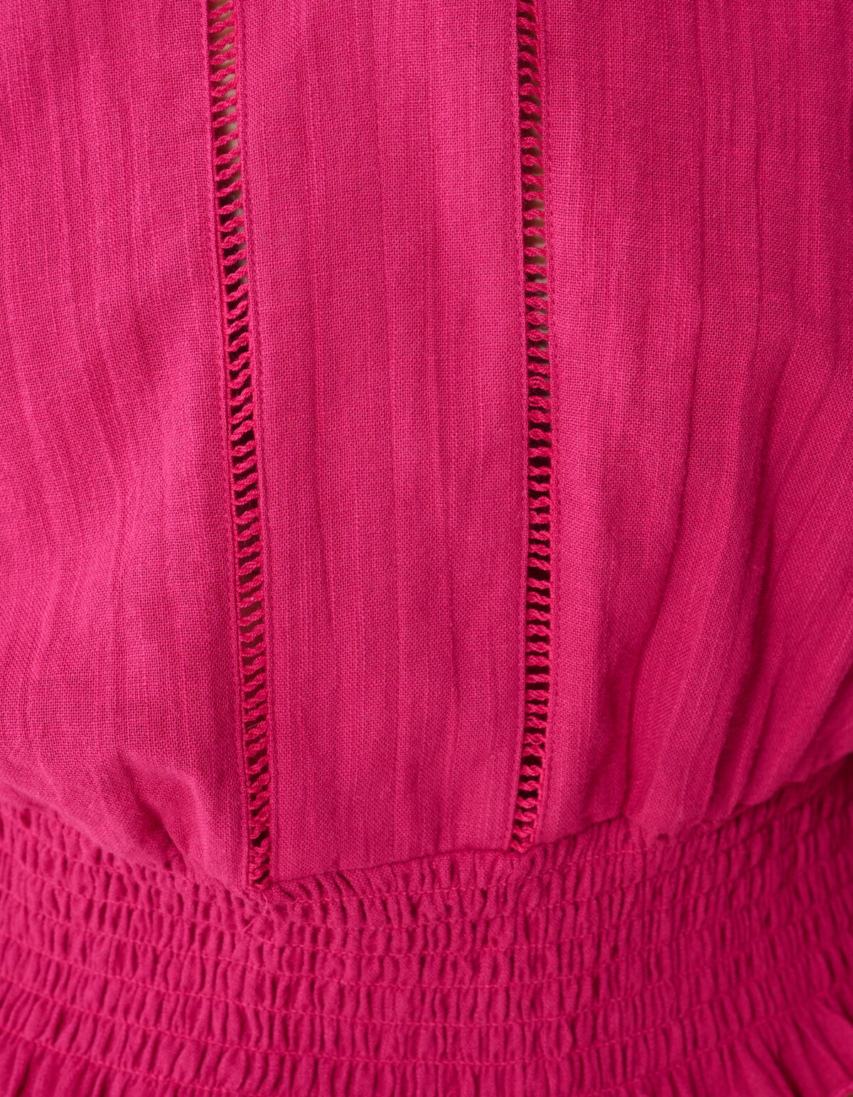 Tape Cropped Top Roze