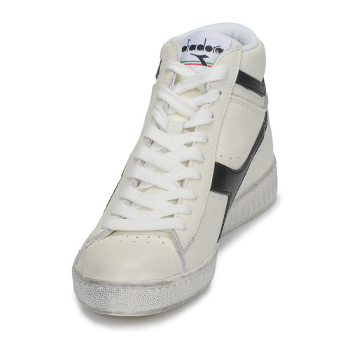 Diadora - GAME L HIGH WAXED - Blanc / noir