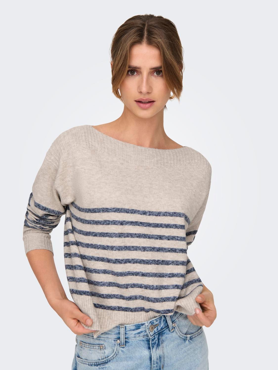 ONLGLORY Strickpullover Humus