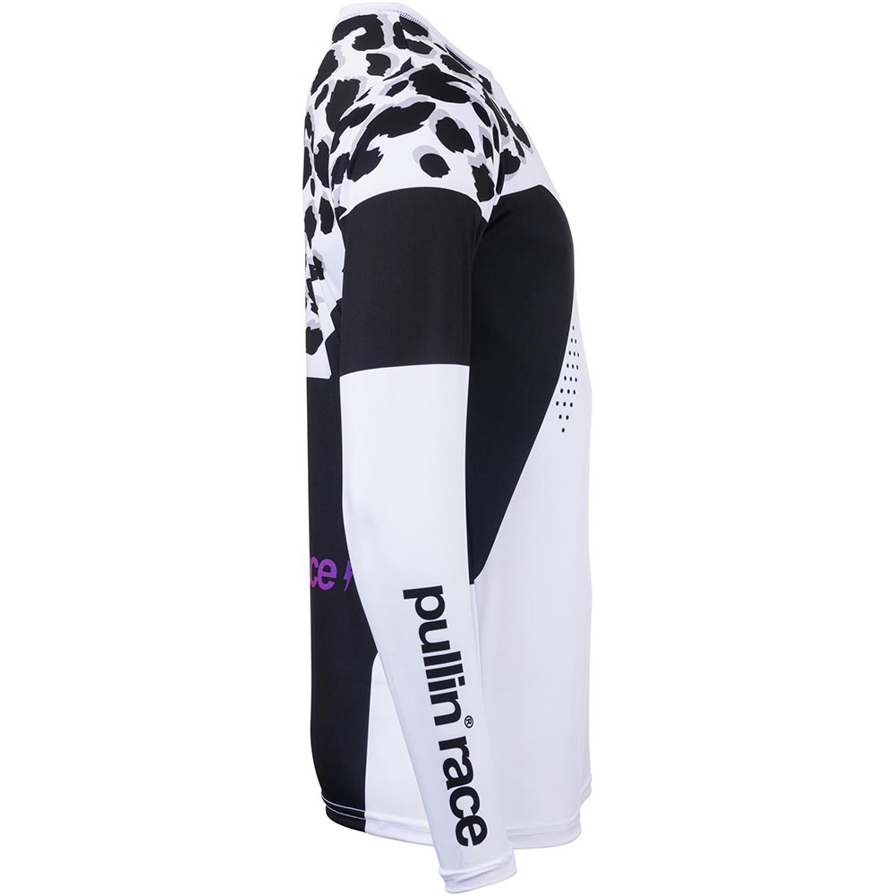 pull-in - Maillot enfant Race Kid Snow Blanc / Noir / Rose