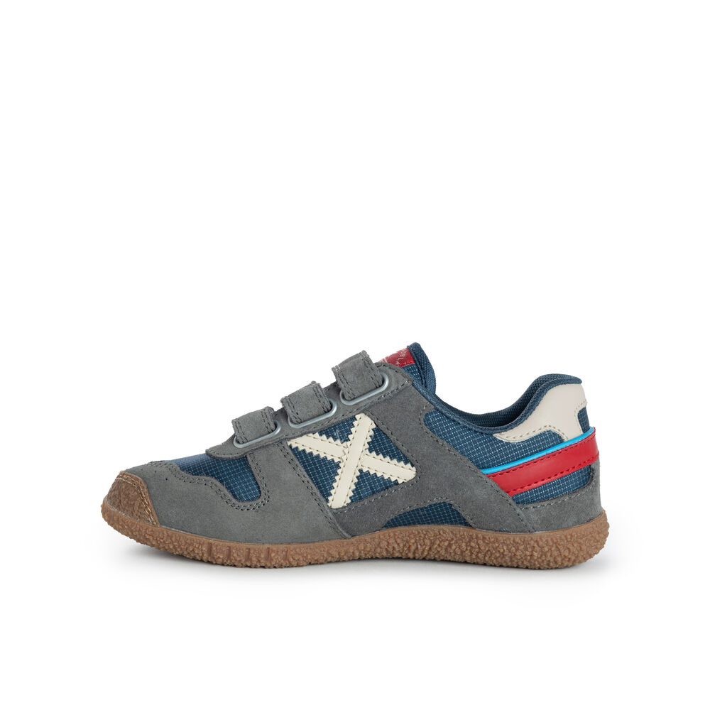 Tênis Munich Mini Goal Vco 8128574 Cinza