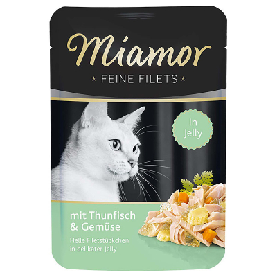 Miamor Feine Filets mit Thun & Gemüse 24x100g