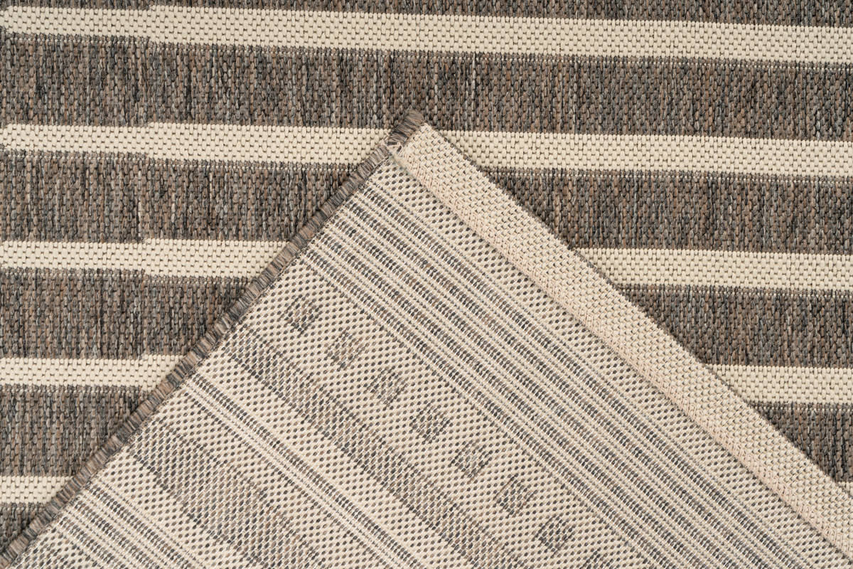 Outdoor-Kurzflorteppich SPLASH 200 - braun-creme - 80x150 cm