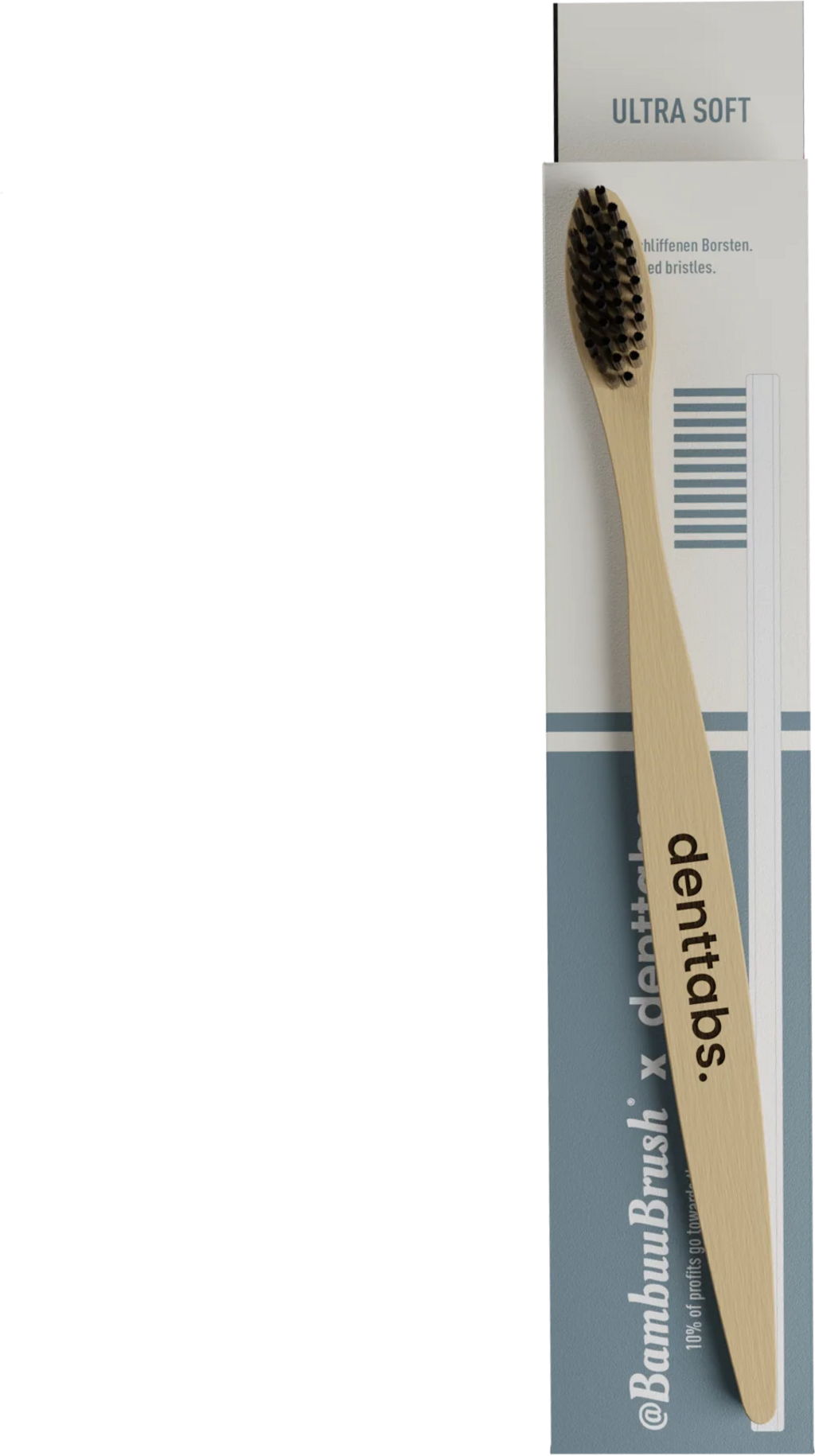denttabs.  Bambus-Zahnbürste für Erwachsene