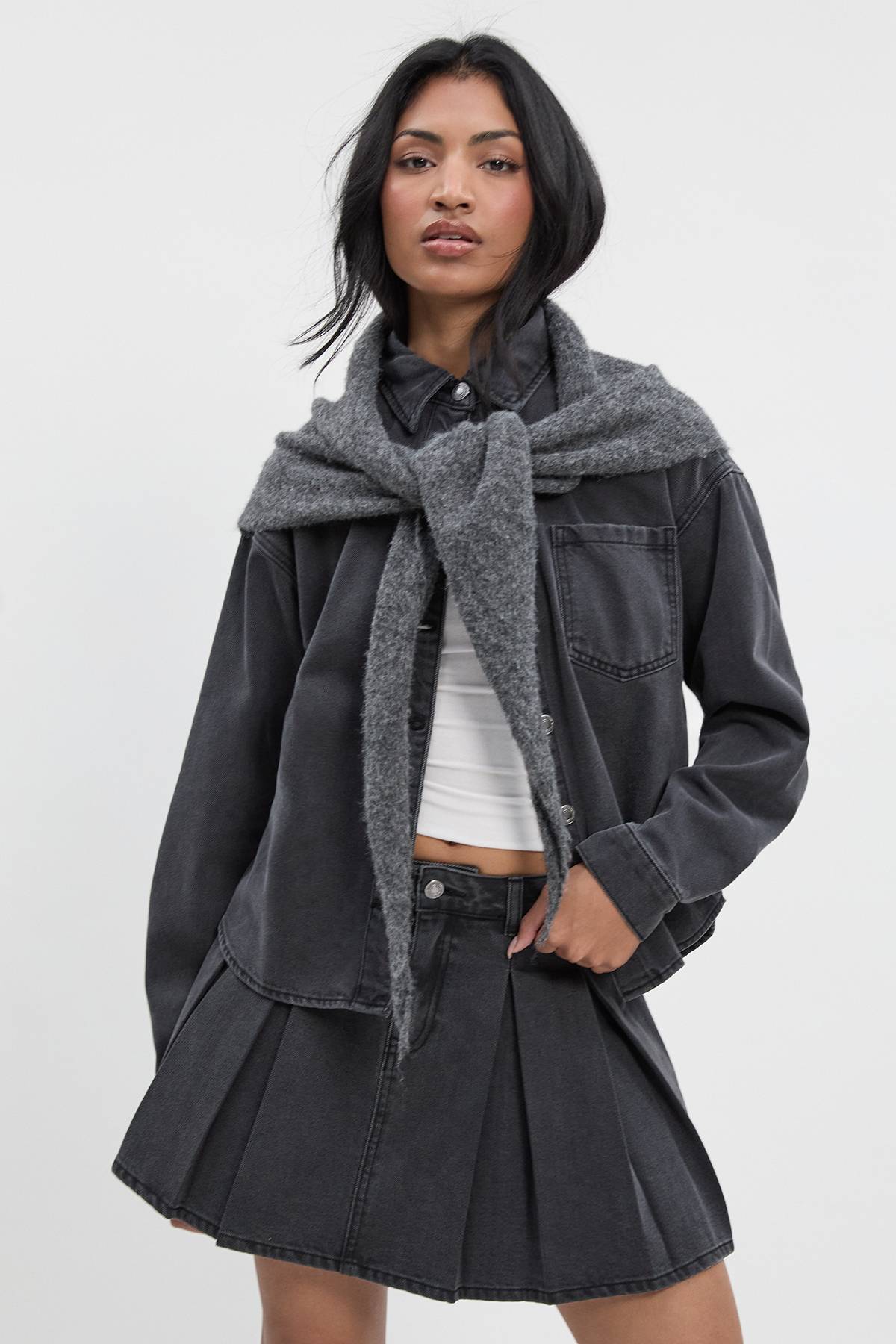 boohoo Chemise en jean