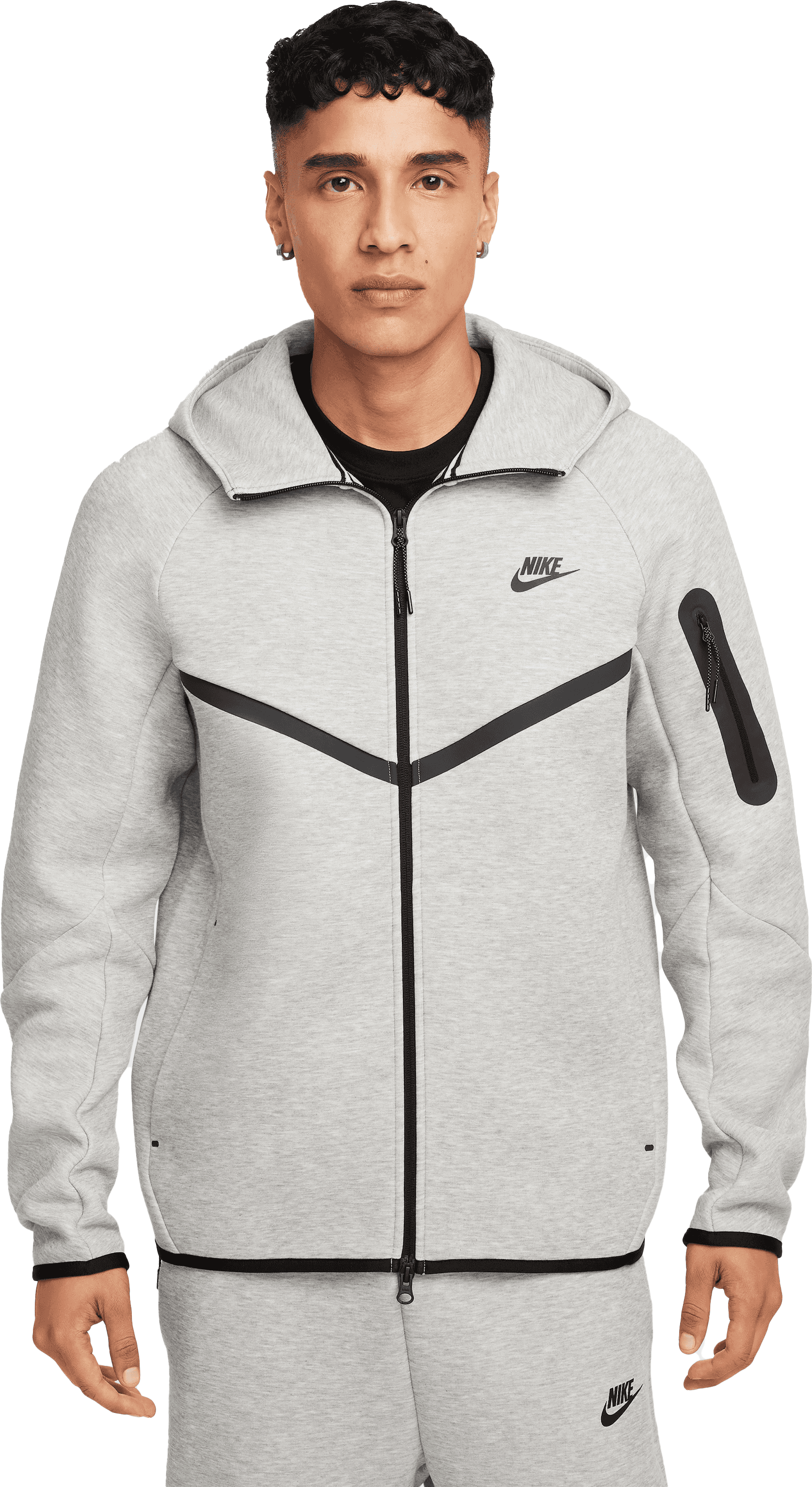 Nike Tech Fleece Hoody Grau F063