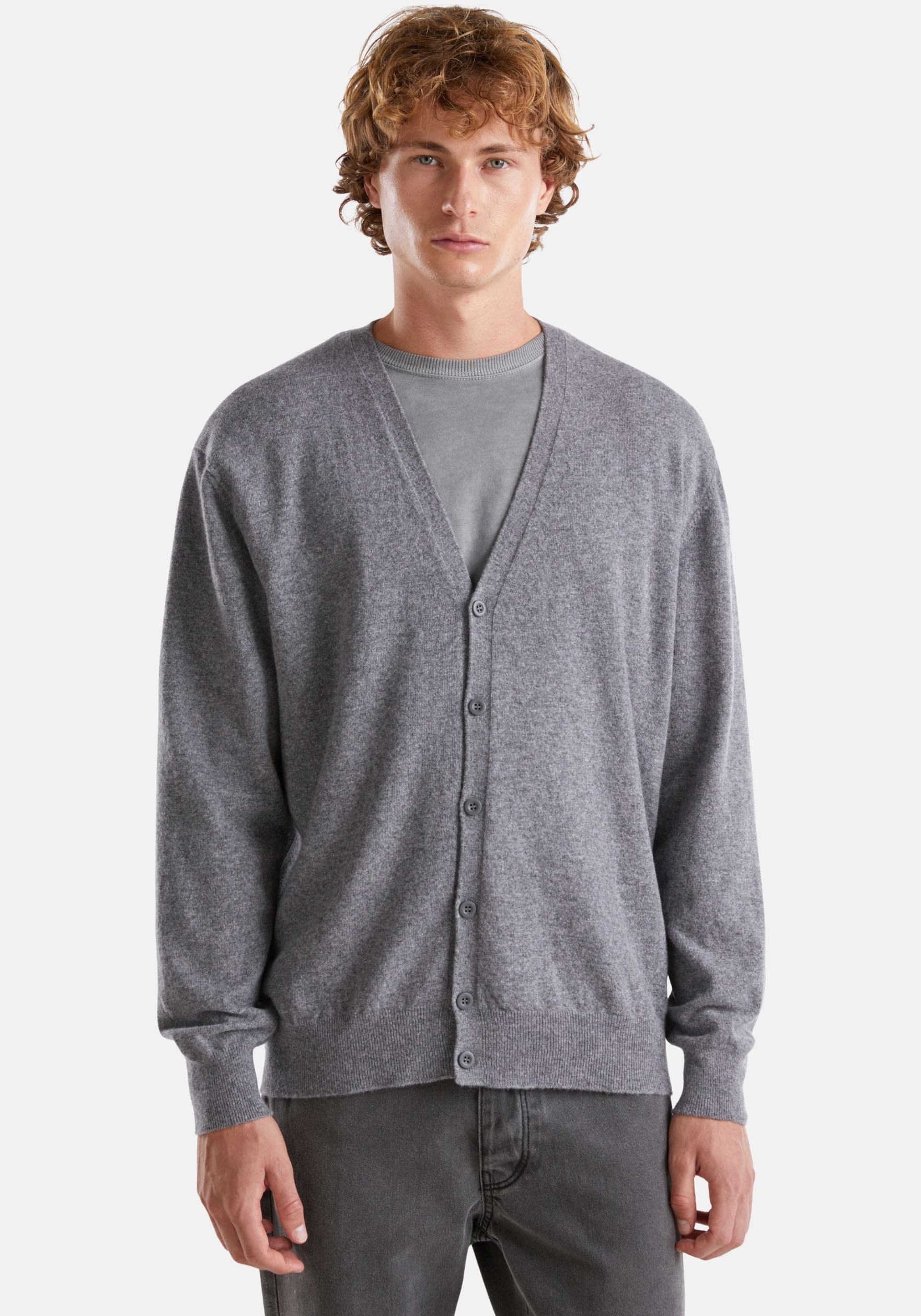 United Colors of Benetton Strickjacke mit Knopfleiste