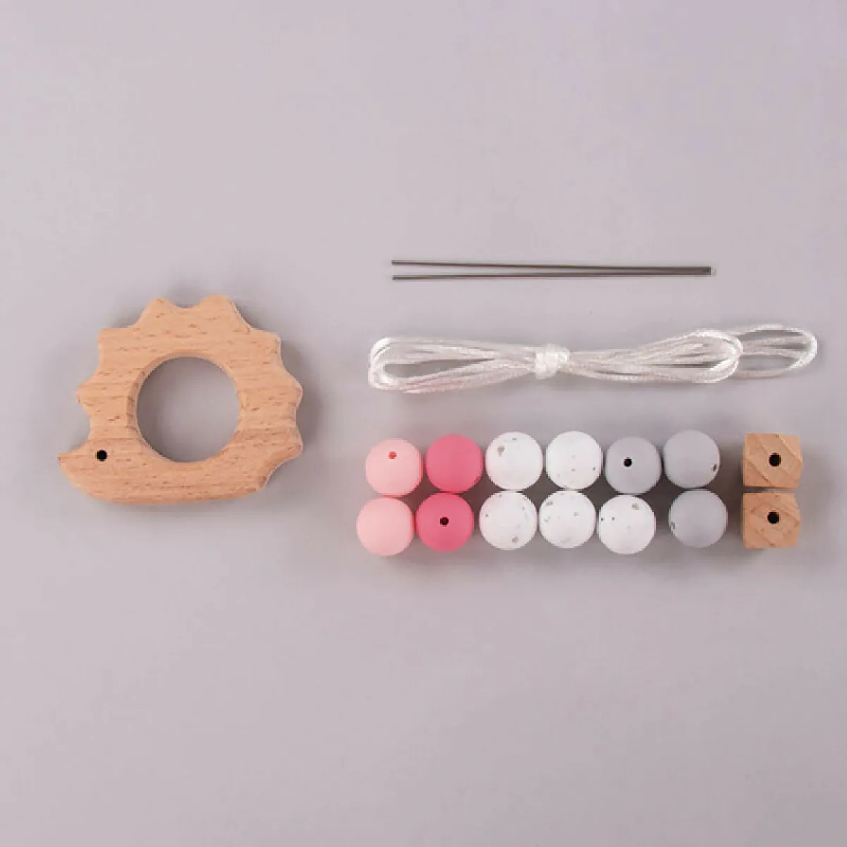 Rayher Kit DIY Anneau de dentition - Hérisson rose