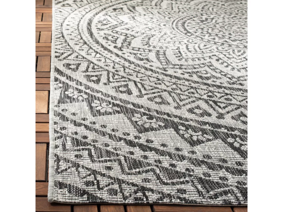 Tapis Light Grey & Black 160 X 231 cm - Kalene