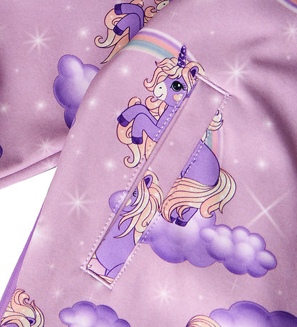 Name It Softshelldragt m. Fleece - NmfAlfa - Orchid Bloom m. Enh