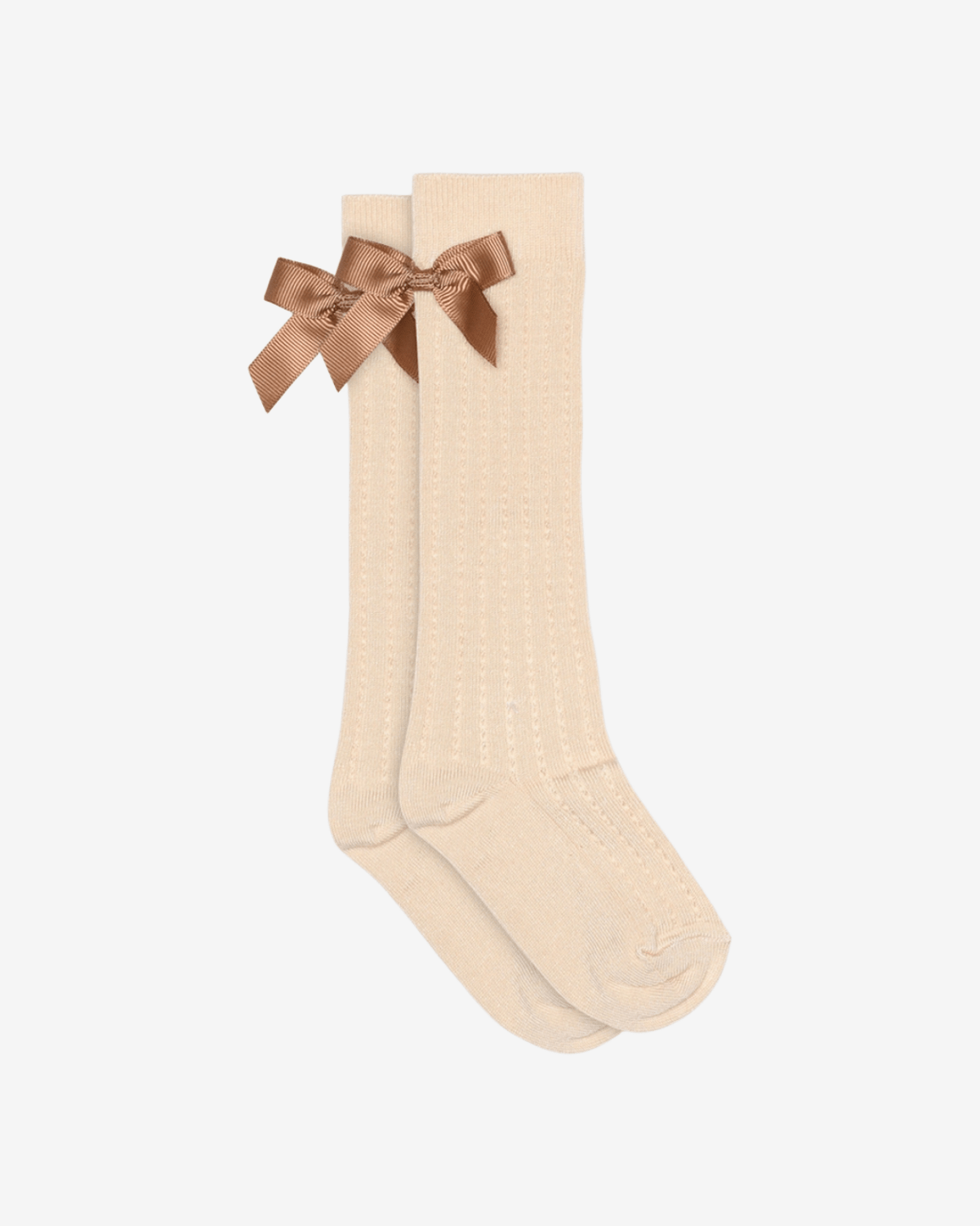 Sokker Baby m/ sløyfe – Knestrømpe 3/4-lengde | Liva Knee Socks Bow
