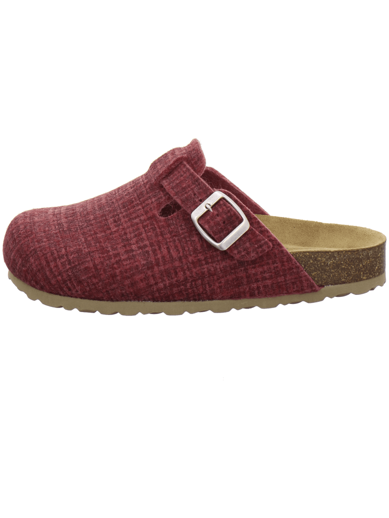 Filz Hausschuhe Damen bordo