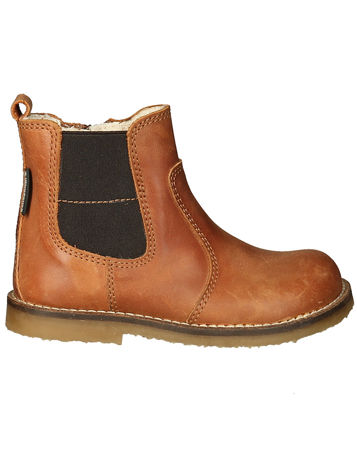 Chelsea-Boots CAJA gefüttert in hellbraun