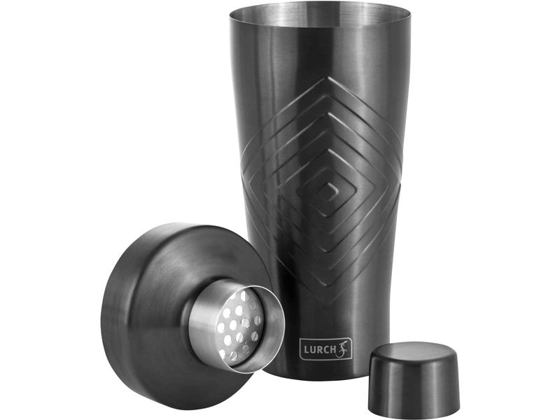 Lurch Cocktail-Set & Rezeptbuch 3-teilig, 0.6 l, Smoke Gray Cocktail Shaker