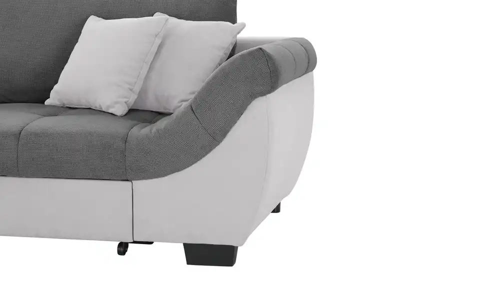 Ecksofa Krissy Steingrau, Silbergrau links