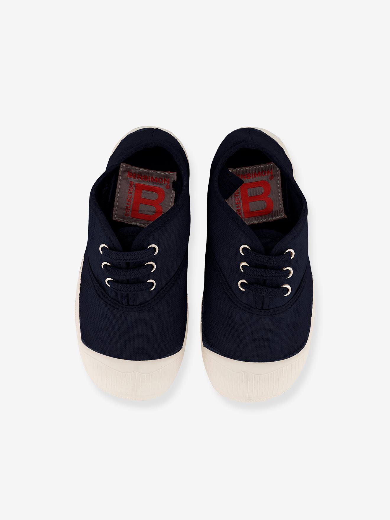 Tênis de algodão cáqui com cadarço BENSIMON®