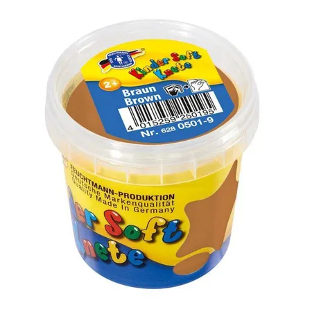 Feuchtmann Kinder Soft Knete braun, 150 g